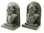 Illustration photo: Galvano Bronze Company bookends